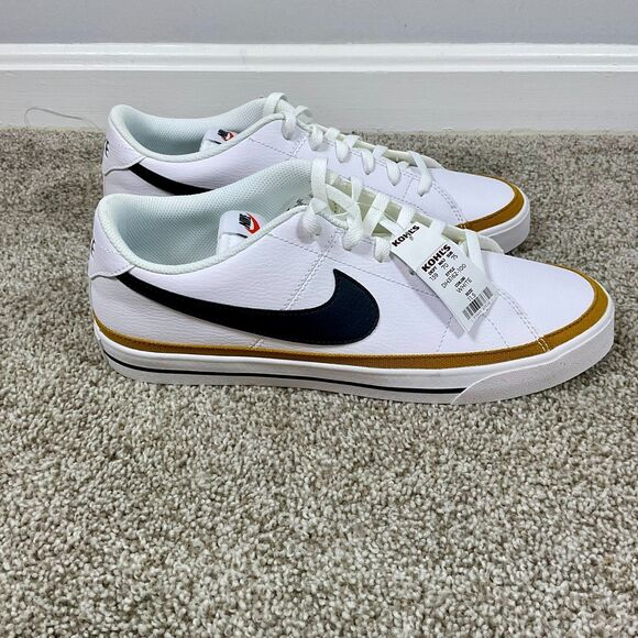 Nike Court Legacy Shoes Mens Size 11.5 White Leather Next Nature‎ Sneakers NEW main image 6